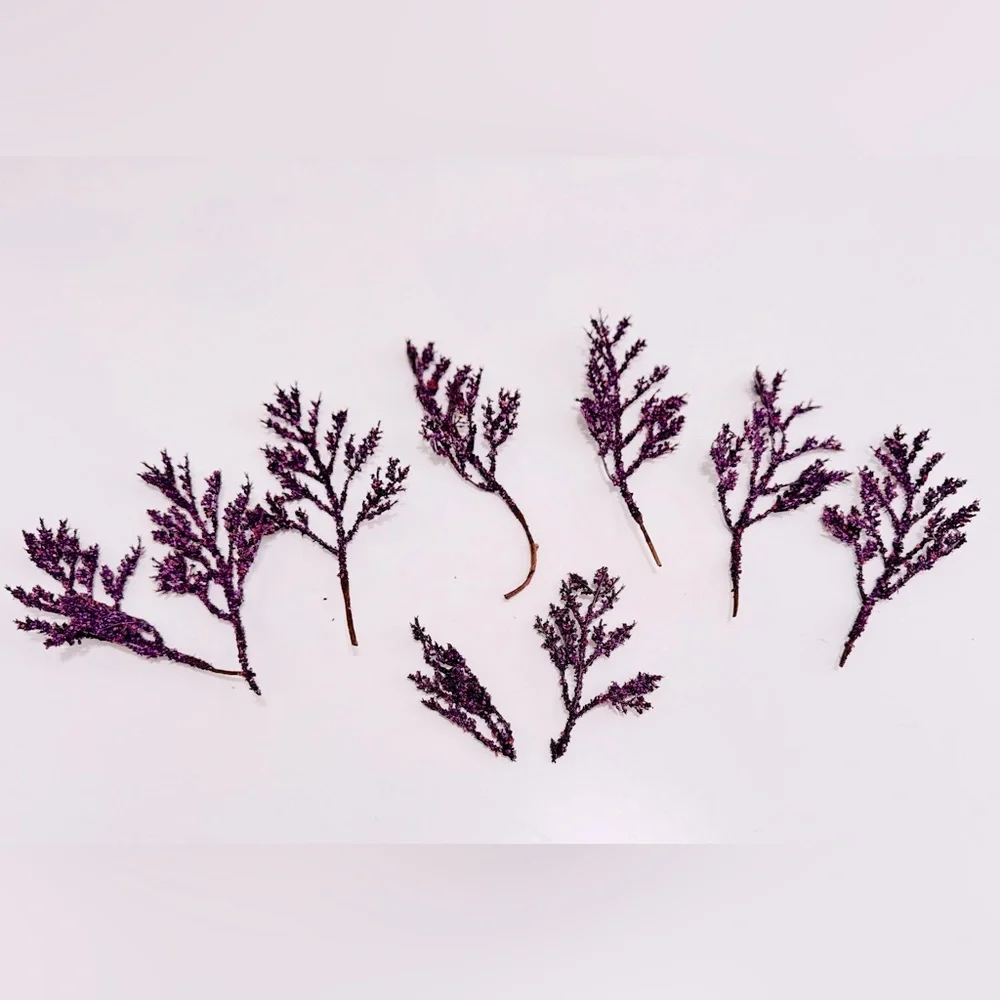 LIFELIKE Purple Faux Caspia Flower Picks Floral Home Decor Arrangement Wreath